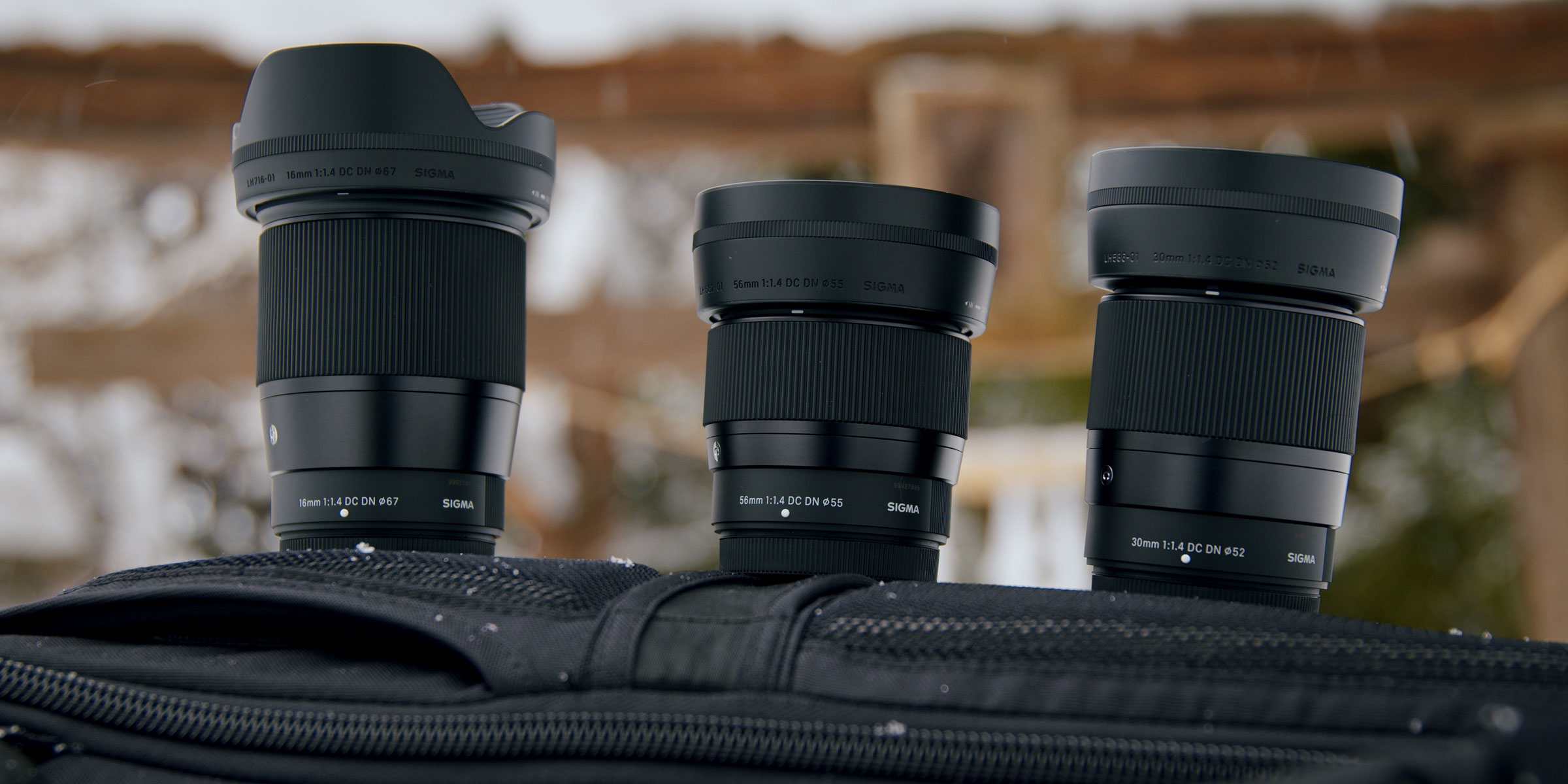 SIGMA Announces Release of Three F1.4 Prime Lenses for Fujifilm X