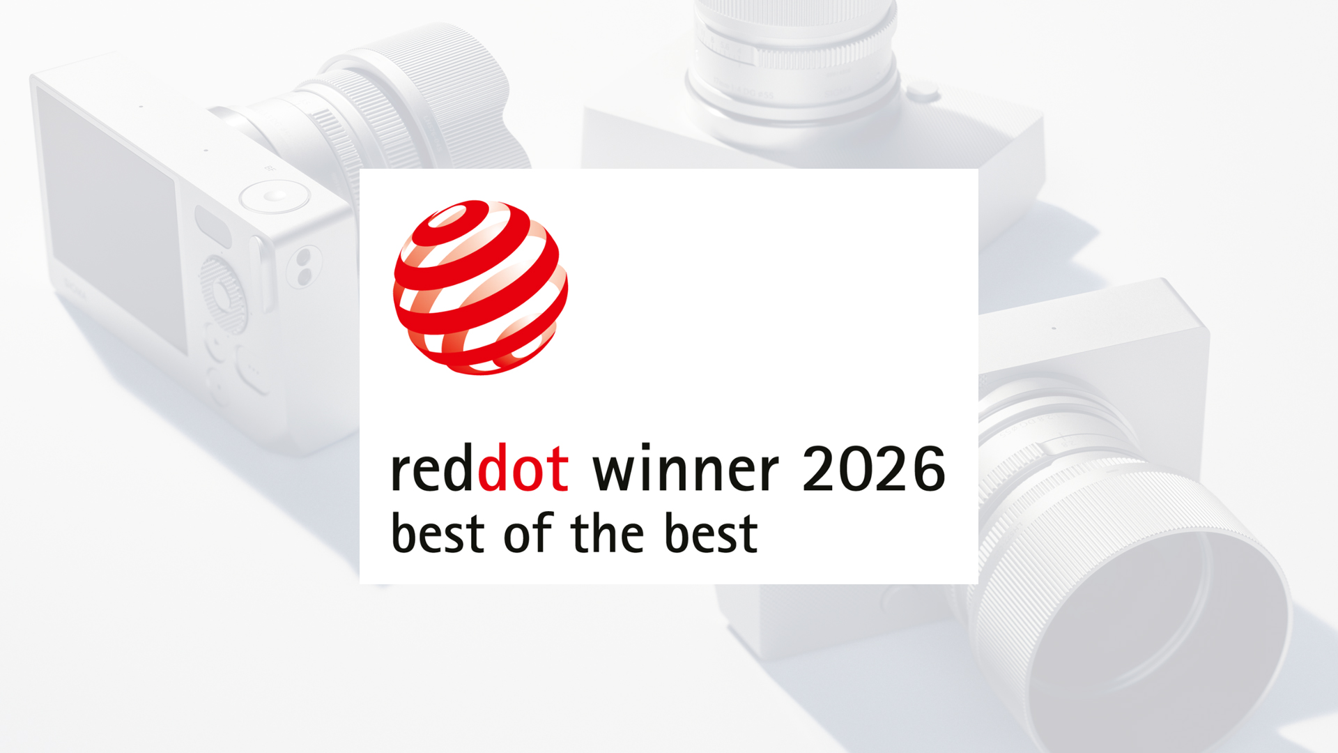 Sigma BF Wins "Best of the Best" in Red Dot Award: Product Design 2026 ...