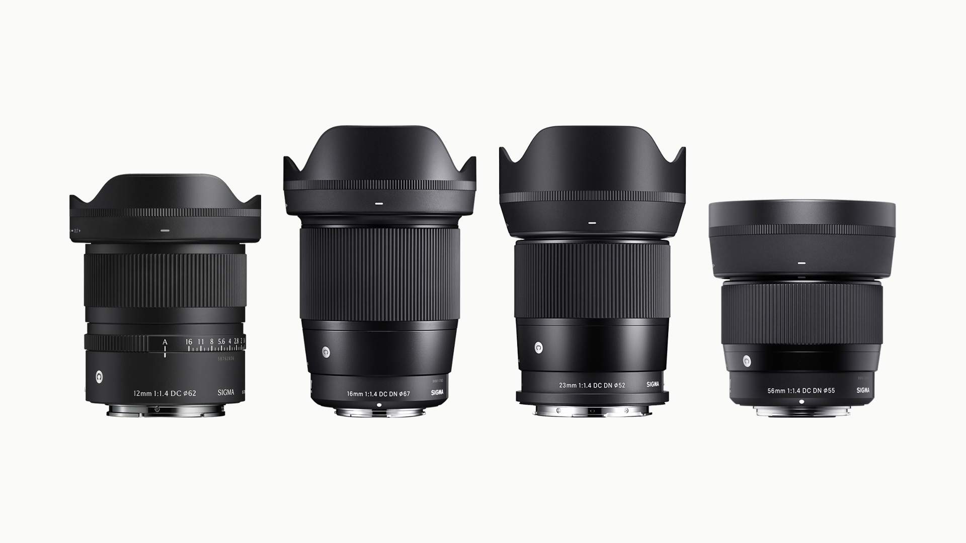 Firmware Updates Available for Sigma E-mount Lenses (12mm F1.4, 16mm F1.4, 23mm F1.4, 56mm F1.4)
